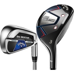 Callaway Golf- LH Big Bertha B21 Combo Irons #3, #4 Hybrids 5-PW Regular Flex Graphite (Left Handed)