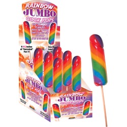 Rainbow Jumbo Cock Pops (6DP)