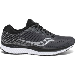 Saucony Men's Guide 13 Running Shoe Black/White 12