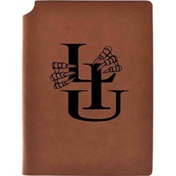 LIU Brooklyn Velour Journal with Pen Holder