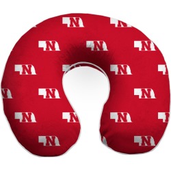 NCAA Memory Foam Travel Pillow University Of Nebraska