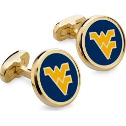 West Virginia University Enamel Cufflinks by M.LaHart & Co.