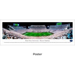 Penn State Nittany Lions Football (White-Out) - Unframed Panoramic Poster