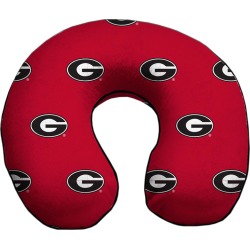 NCAA Memory Foam Travel Pillow University Of Georgia