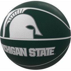 MI State Mascot Official-Size Rubber Basketball