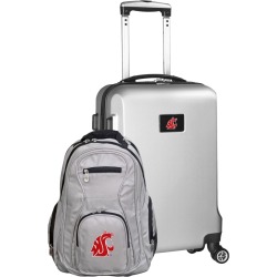 Washington State Cougars Deluxe 2-Piece Backpack and Carry on Set