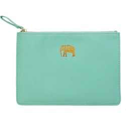 Portico Designs Sky + Miller Light Blue Elephant Pouch