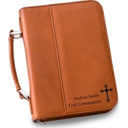 Personalized Large Bible Case- Rawhide