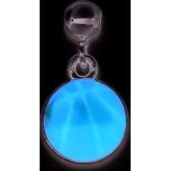 Mio Memento Enameled Basketball Charm in Sterling Silver