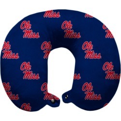 NCAA Relaxation Travel Pillow University Of Mississippi