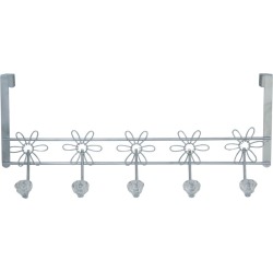 Simplify Crystal Daisy Over the Door Hook Rack