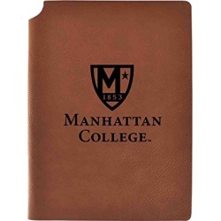 Manhattan College Velour Journal with Pen Holder