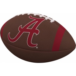 Alabama Team Stripe Official-Size Composite Football