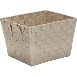 Simplify Small Woven Storage Bin in Ivory