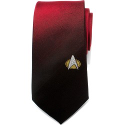Star Trek TNG Shield Red Ombre Men's Tie