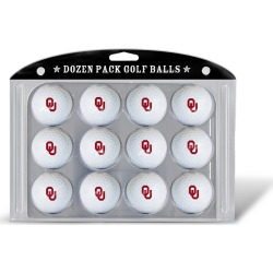 12 Pack Golf Balls Oklahoma Sooners