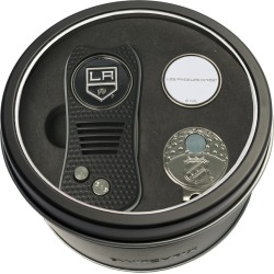Tin Gift Set with Switchfix Divot Tool- Cap Clip and Golf Ball Marker Los Angeles Kings