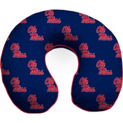 NCAA Memory Foam Travel Pillow University Of Mississippi