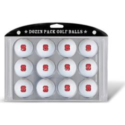 12 Pack Golf Balls NC State Wolfpack