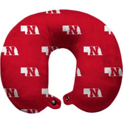 NCAA Relaxation Travel Pillow University Of Nebraska