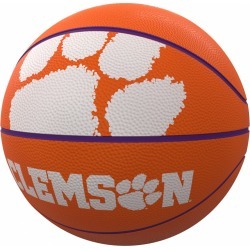 Clemson Mascot Official-Size Rubber Basketball