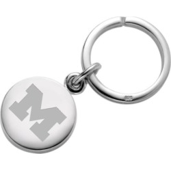 Michigan Sterling Silver Insignia Key Ring by M.LaHart & Co.
