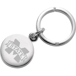 Mississippi State Sterling Silver Insignia Key Ring by M.LaHart & Co.