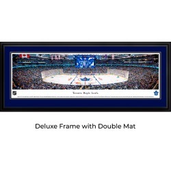 Toronto Maple Leafs Hockey - Double Mat - Deluxe Framed Panoramic Print