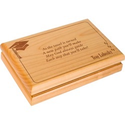 Wooden Graduation Valet Box
