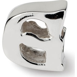 Sterling Silver Reflection Beads Letter G Bead