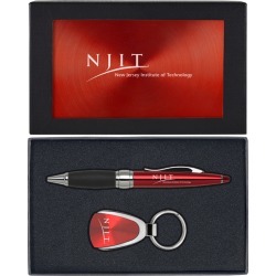 New Jersey institute of Technology-Teardrop Key Tag and Ballpoint Gift Set