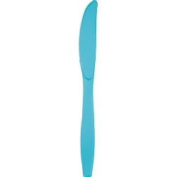 Bermuda Blue Plastic Knives - 50 Count