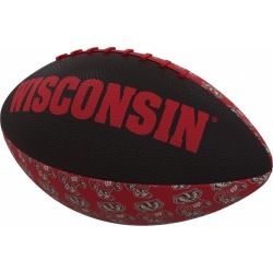 Wisconsin Repeating Mini-Size Rubber Football