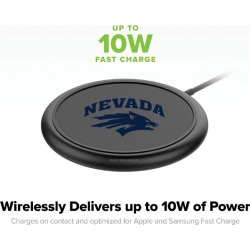 Mophie Black Wireless Devices with Nevada Wolf Pack logo
