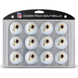 12 Pack Golf Balls Washington Redskins