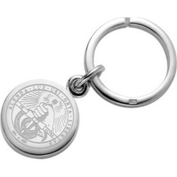 Davidson College Sterling Silver Insignia Key Ring by M.LaHart & Co.