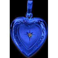 14KT Yellow Gold Polished 13mm Heart Locket Charm