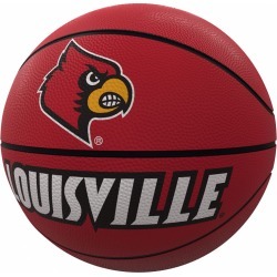 Louisville Mascot Official-Size Rubber Basketball