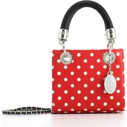 Ladies Red & White Small Satchel Top Handle Purse - Jacqui by SCORE! The Official Game Day Bag