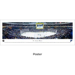 St. Louis Blues Hockey Football - Unframed Panoramic Poster