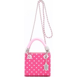 Ladies Pink & Light Pink Small Satchel Top Handle Purse - Jacqui by SCORE! The Official Game Day Bag