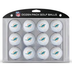 12 Pack Golf Balls Miami Dolphins