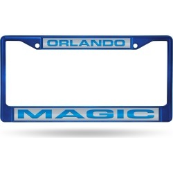 Rico Magic Blue Laser Colored Chrome Auto Frame