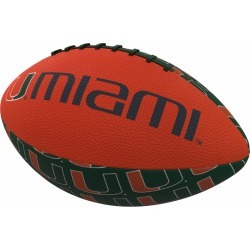 Miami Repeating Mini-Size Rubber Football
