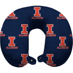 NCAA Relaxation Travel Pillow University Of Illinois