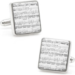 Classical Sheet Music Cufflinks