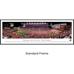 Washington State Cougars Football (Storm the Field) - Standard Framed Panoramic Print