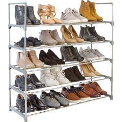 Simplify 5 Tier Stackable Shoe Rack