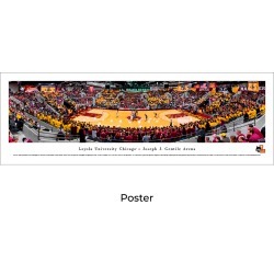 Loyola Ramblers Basketball - Unframed Panoramic Print