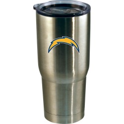 Los Angeles Chargers 22oz Stainless Steel Tumbler with Plastic Slider Lid